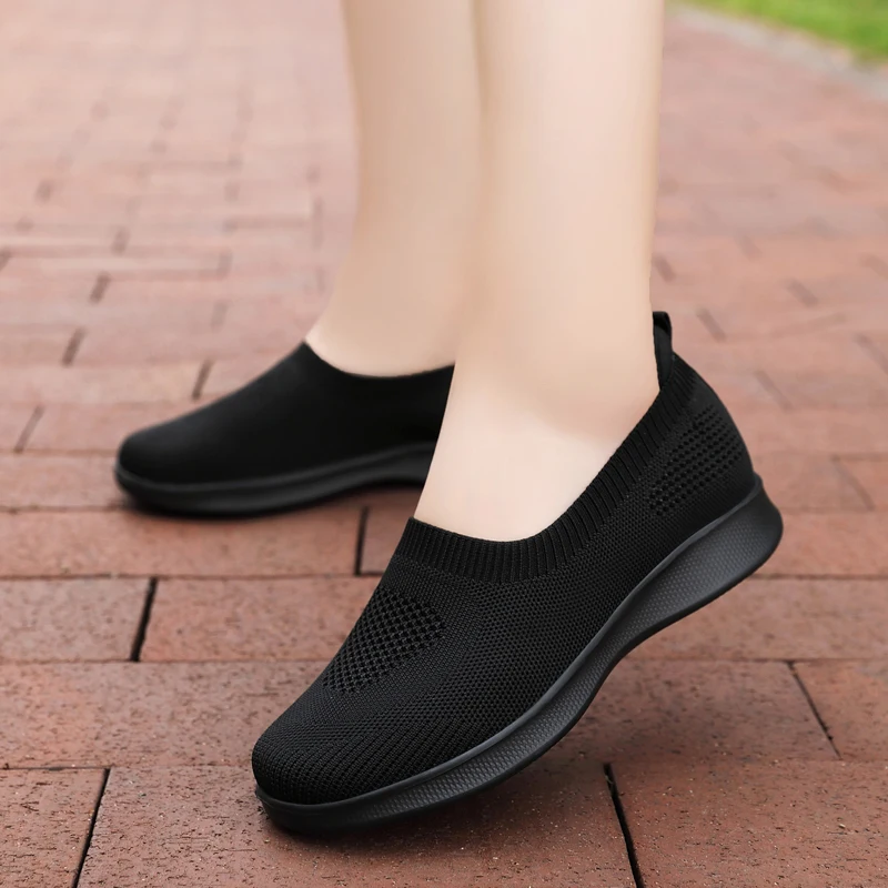 Women's Sports Shoes 2021 Sets Wear Breathable Mesh Socks Women's Casual Shoes Flat Shoes Vulcanized Shoes Women's Oversize