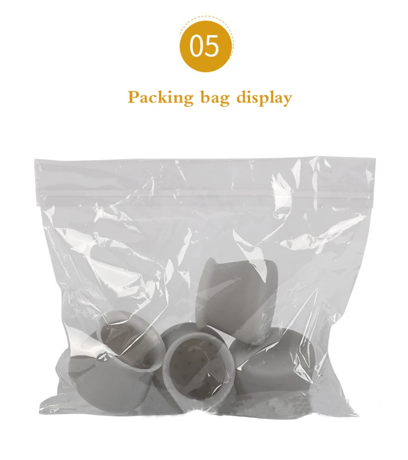 Floor Protector Caps Table Chair Legs Silicone Caps Funiture Feets Non-slip Table Leg Caps Foot Protection 4/8/16pcs