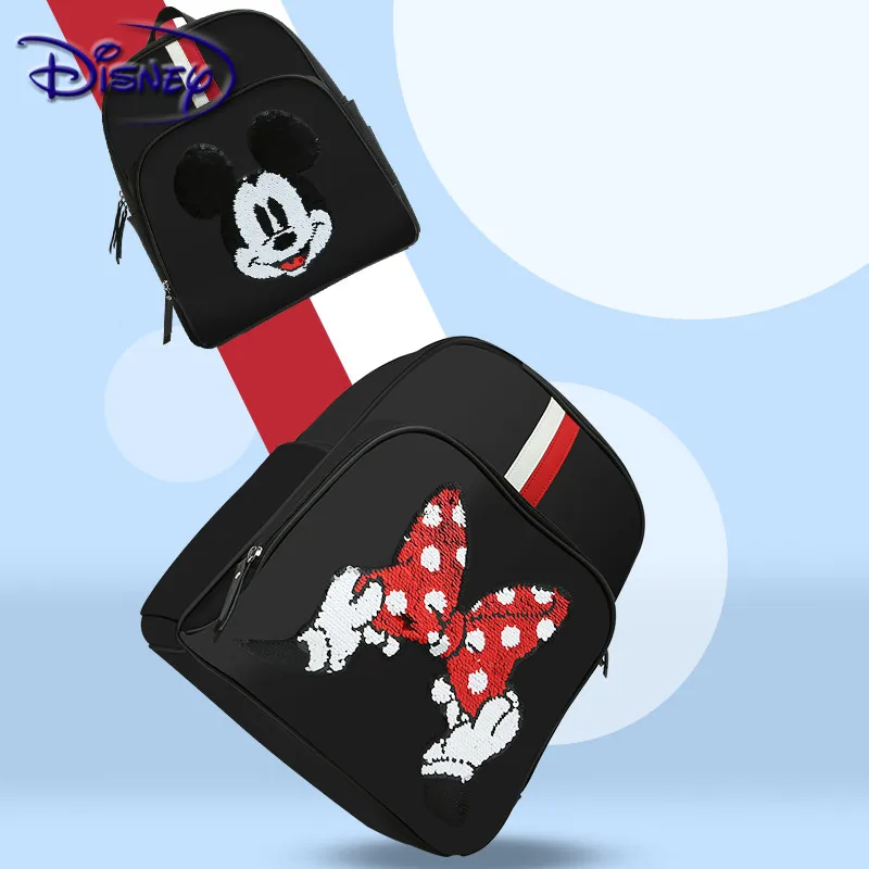 Disney Mummy сумка через плечо mmulti-функция большой емкости USB Мумия сумка Новая мода ребенок выход сумка Изменить цвет изменить лицо