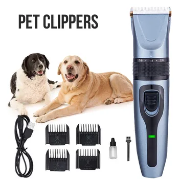 

Pet Shaver Clippers Low Noise Rechargeable Cordless Electric Hair Clippers Smart Home for Pet Eyebrow Clipper Beard Beauty Set