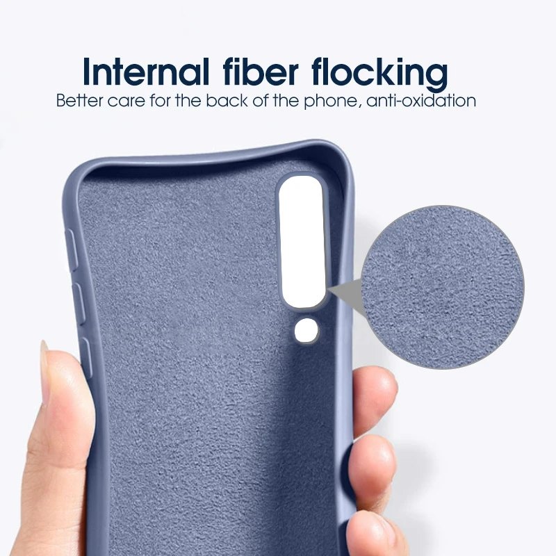 

For Samsung a50 a30 a50s a30s Cases Soft Liquid Silicone Cover Coque For Samsung Galaxy a50 a30 a20 a40 a70 a50s a30s Phone Case