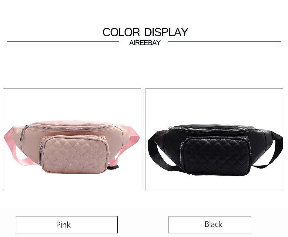AIREEBAY Винтажный стиль поясная сумка женская pu кожаная сумочка на ремне поясная сумка дорожный ремень кошельки кошелек поясная сумка для женщин