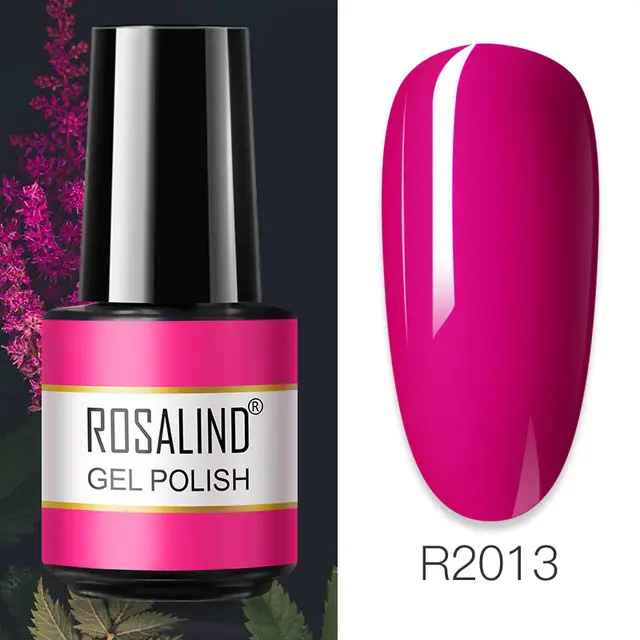 ROSALIND Primer Top Base Coat 7ML Gel Nail Polish For Manicure Long Lasting Nail Art Salon Gel Varnish UV LED Color Gel Polish RAR2013