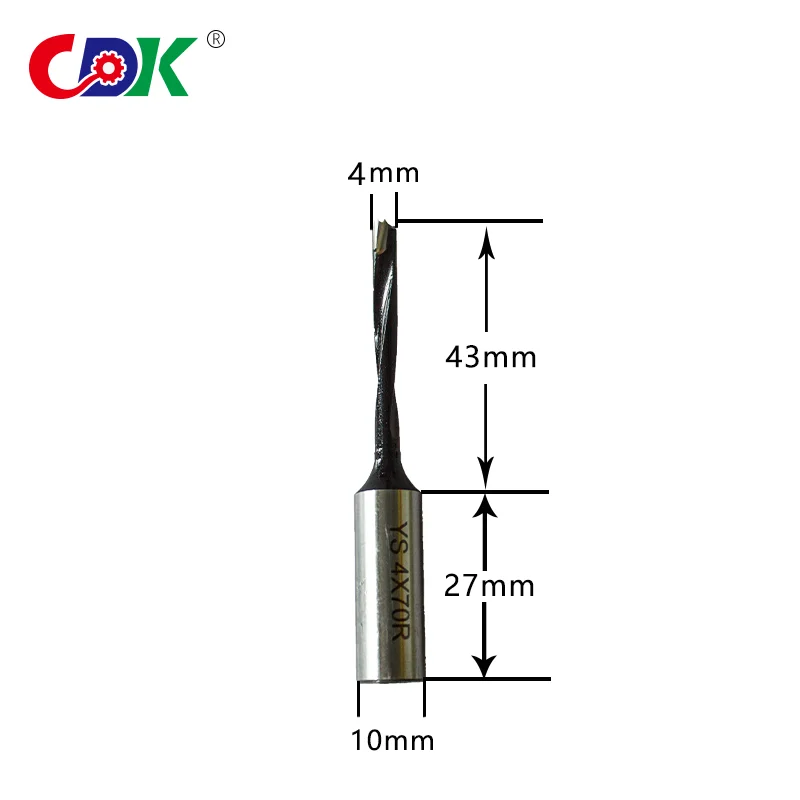 

1pc 4mm Right Rotation Wood Router Drill Bit Row Drilling for Wood Carbide Wood Forstner Drill Bits