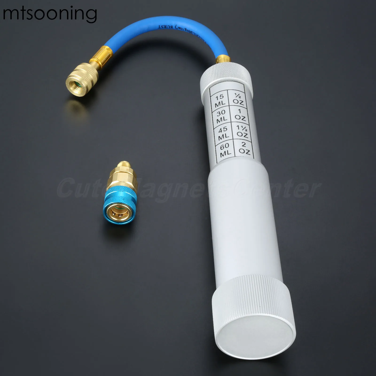 Mtsooning 1/4 &quotSAE A/C AC 2 унции масла/инжектор красителя R12 R134a R410a ручной поворотный