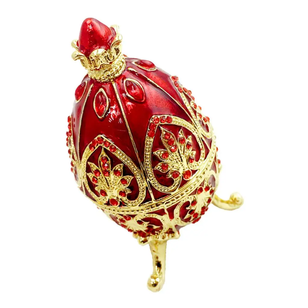 Prince European Easter Egg Jewelry Box Jewel Storage Organizer Event Home Decor