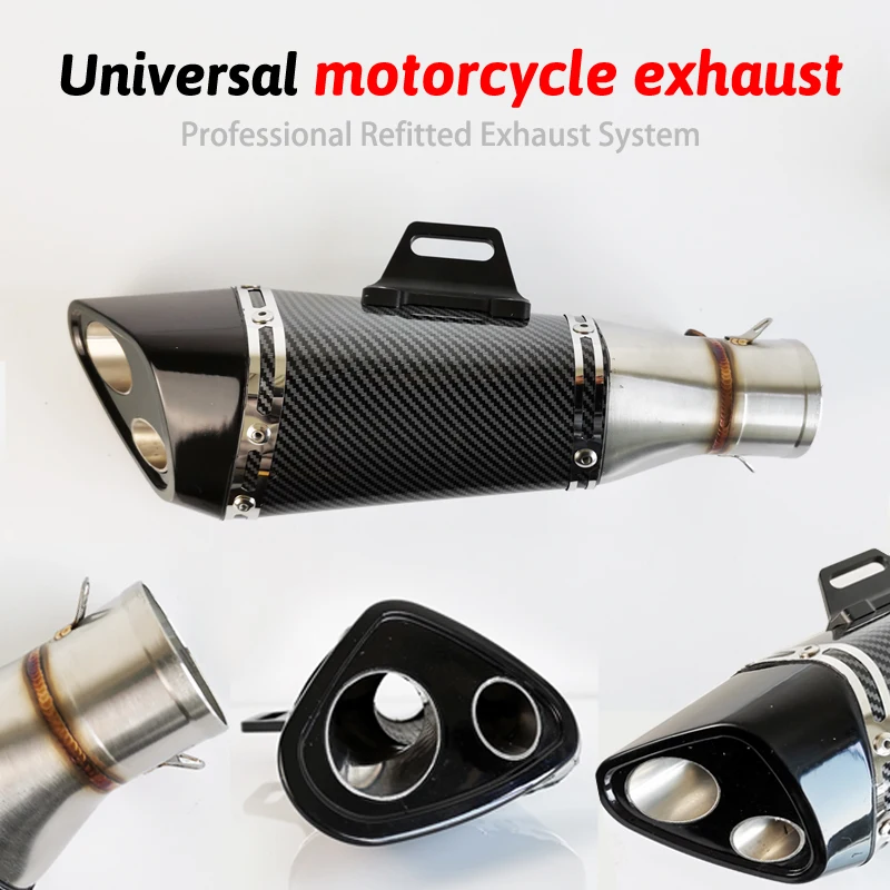 Универсальный глушитель выхлопной трубы мотоцикла Yoshimura R11 escape moto дБ убийца 51 мм выхлопных газов для Kawasaki Z900 ZX6R ZX10R ER6 gsxr 750 K6 K7