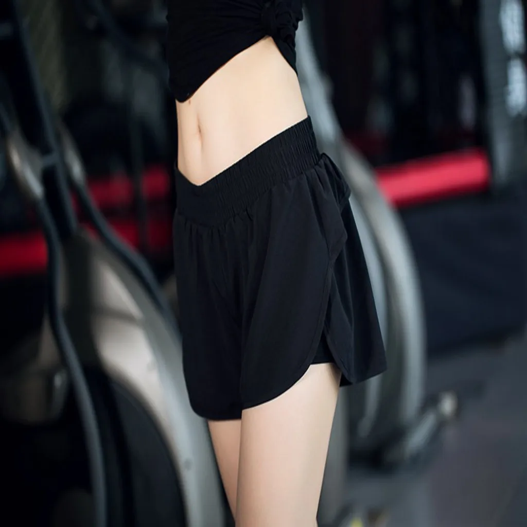 Йога новая трендовая спортивная одежда женские свободные шорты для девочек беговые Короткие штаны для фитнеса тренировки пляжная повседневная одежда для тренировок для женщин# E
