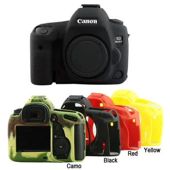 

Silicone Case For Canon Eos 5D IV Rubber Cover Skin Case For 5D III 5D4 5D3 5Ds 5Dsr 6D Silicone Case 6D Mark II Case 6D2
