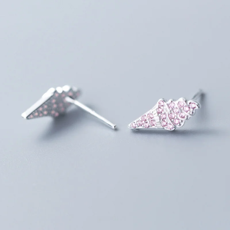 Серьги гвоздики из серебра 100% пробы с фианитом|Серьги-гвоздики| |