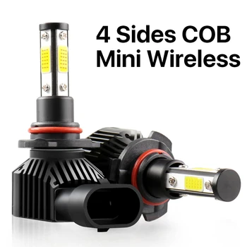 

H7 LED H8 H11 9005 HB3 9006 HB4 Led Headlight Bulbs 50W 10000LM Car Lights Mini Turbo LED H7 Automobiles Lamp 2pcs No wires 12v