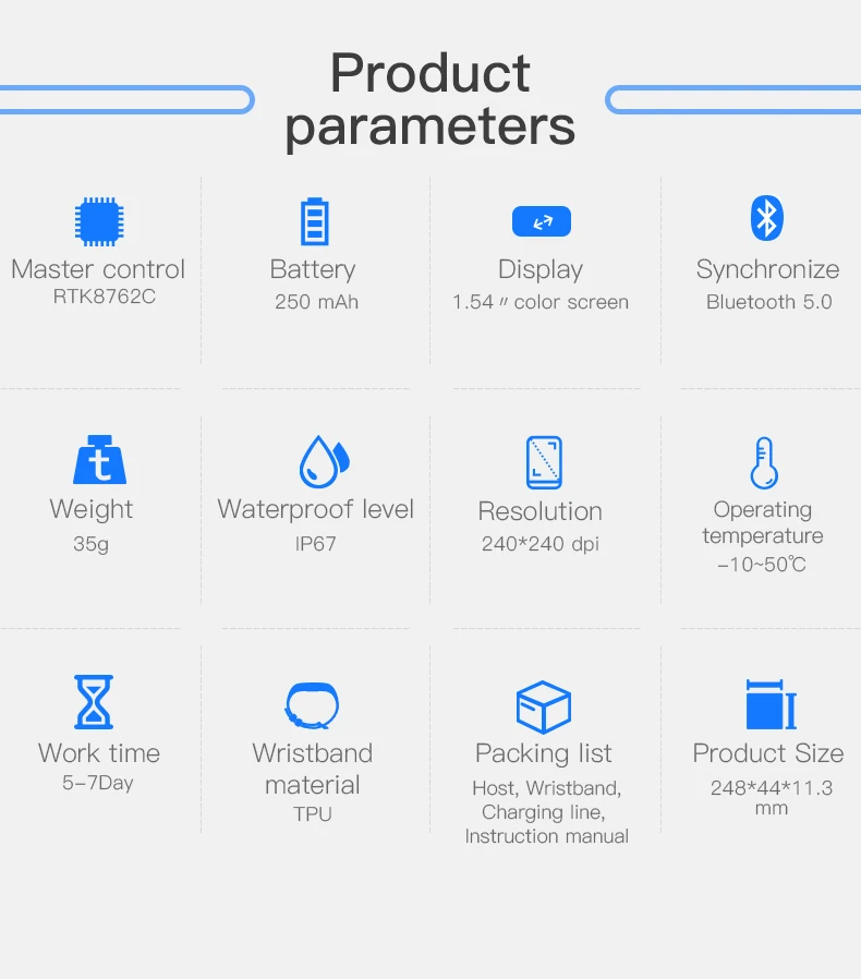 T68 Mens Smart Watches Body Temperature Heart Rate Monitor SPO2 Blutooth Call Flashlight Sports Watch Clock Gift for Men Women