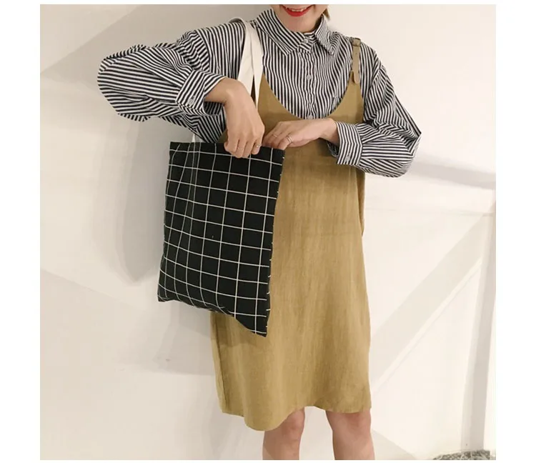 Heavy Duty Canvas Reusable Shopping Tote Bag (5)