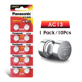 

10PCS AG13 Button Batteries G13A 357 LR44 1.5V Coin Cell Battery For Watch Calculator Electric Toy etc