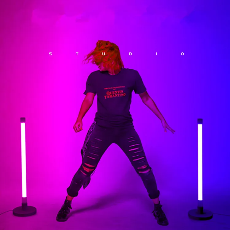 Светодиодная лампа-ТРУБКА T8 5 в постоянного тока лампа с USB-зарядкой цветная RGB