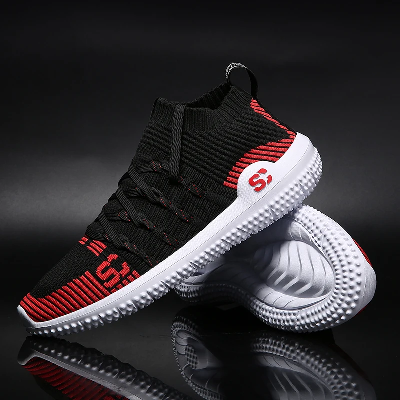 

2019 NEW Casual Shoes Men Breathable Mesh Sport Sneakers Man Zapatilla Calzado Hombre Men Running Shoes Lace-Up White Shoes