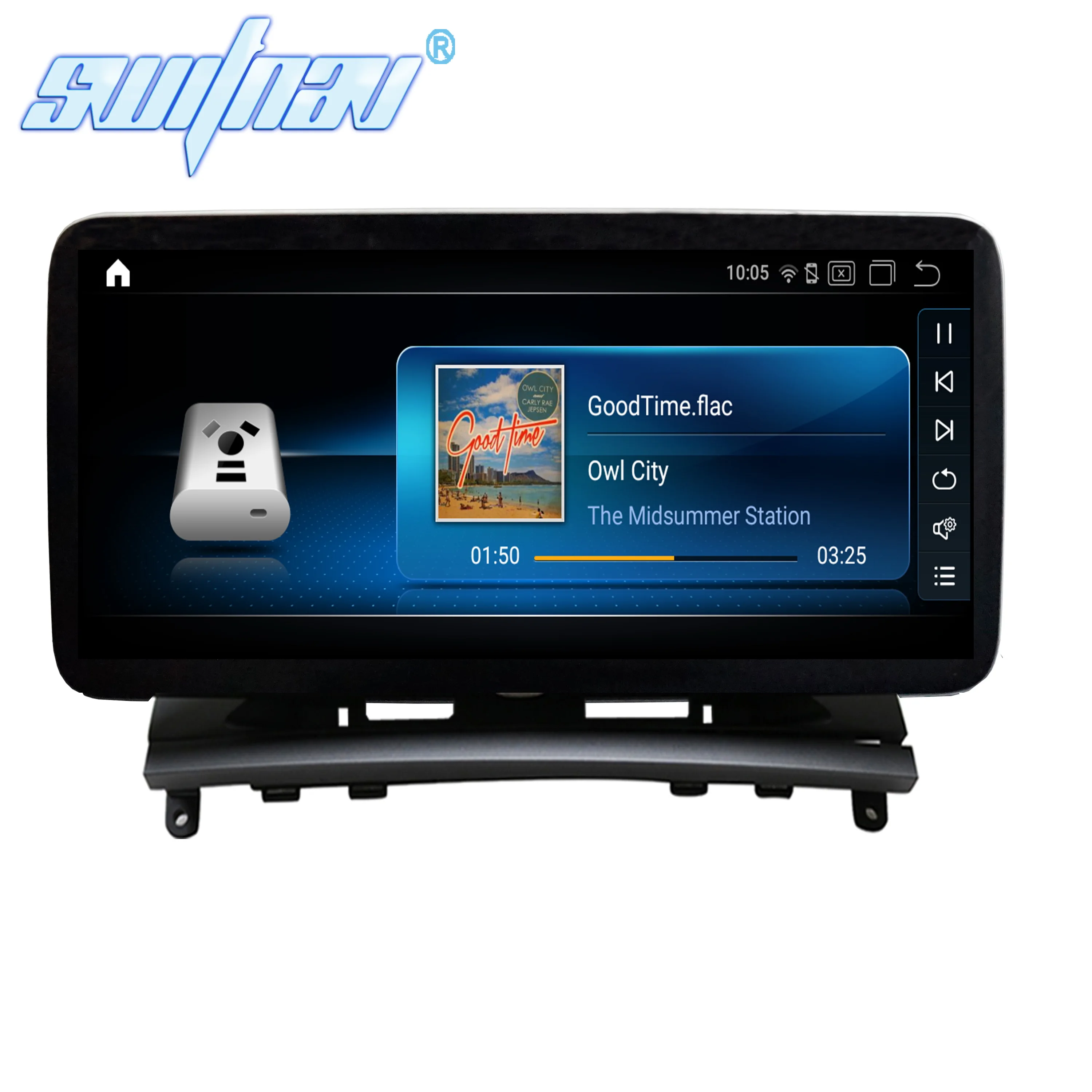 SWITNAV 4 Гб+ 64 Гб Qualcomm Android 9,0 автомобильный dvd-плеер для BENZ W204/S204 C180 C200 C220 C250 C260 C280 C300 автомобильный аудио gps 4G