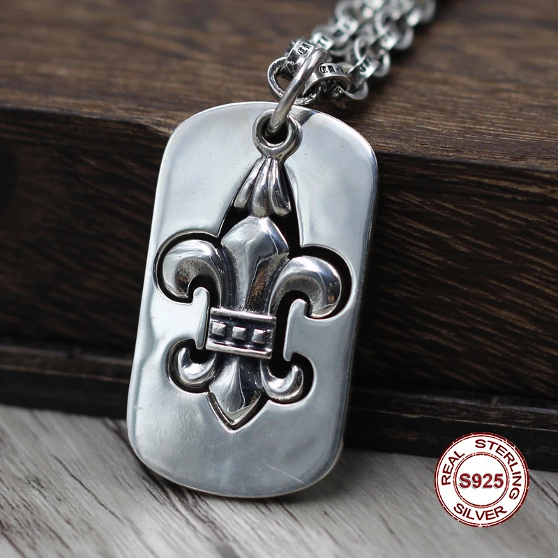 

S925 men sterling silver pendants Personality retro classic punk style Retro Anchor Wild fashion models Send a gift to love