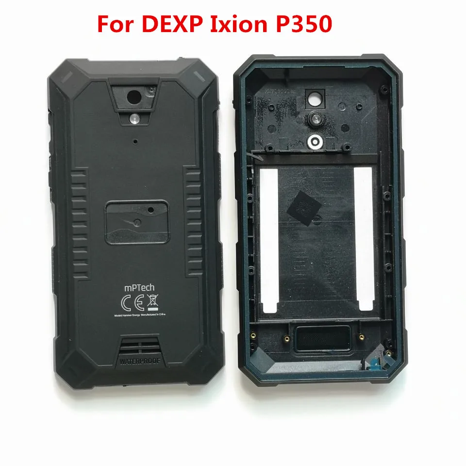 Оригинальный чехол для DEXP Ixion P350 жесткий защитный батареи с кнопкой TF/SIM карты