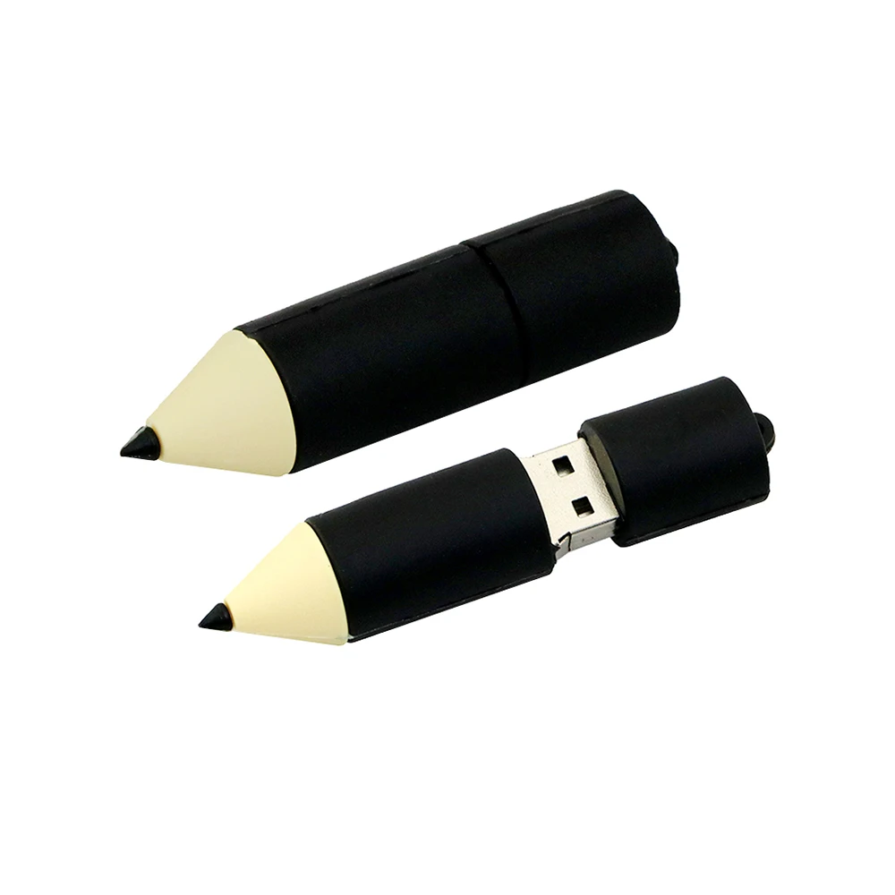Новый USB флеш диск 256G мультфильм флешки силиконовый карандаш 8 Гб оперативной
