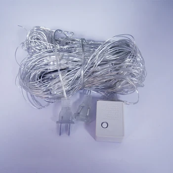 

220V Net Mesh String Light Led Strip Holiday Light Xmas Wedding Garland Party Christmas Tree Outdoor Decor Led Lamp 3 Colors