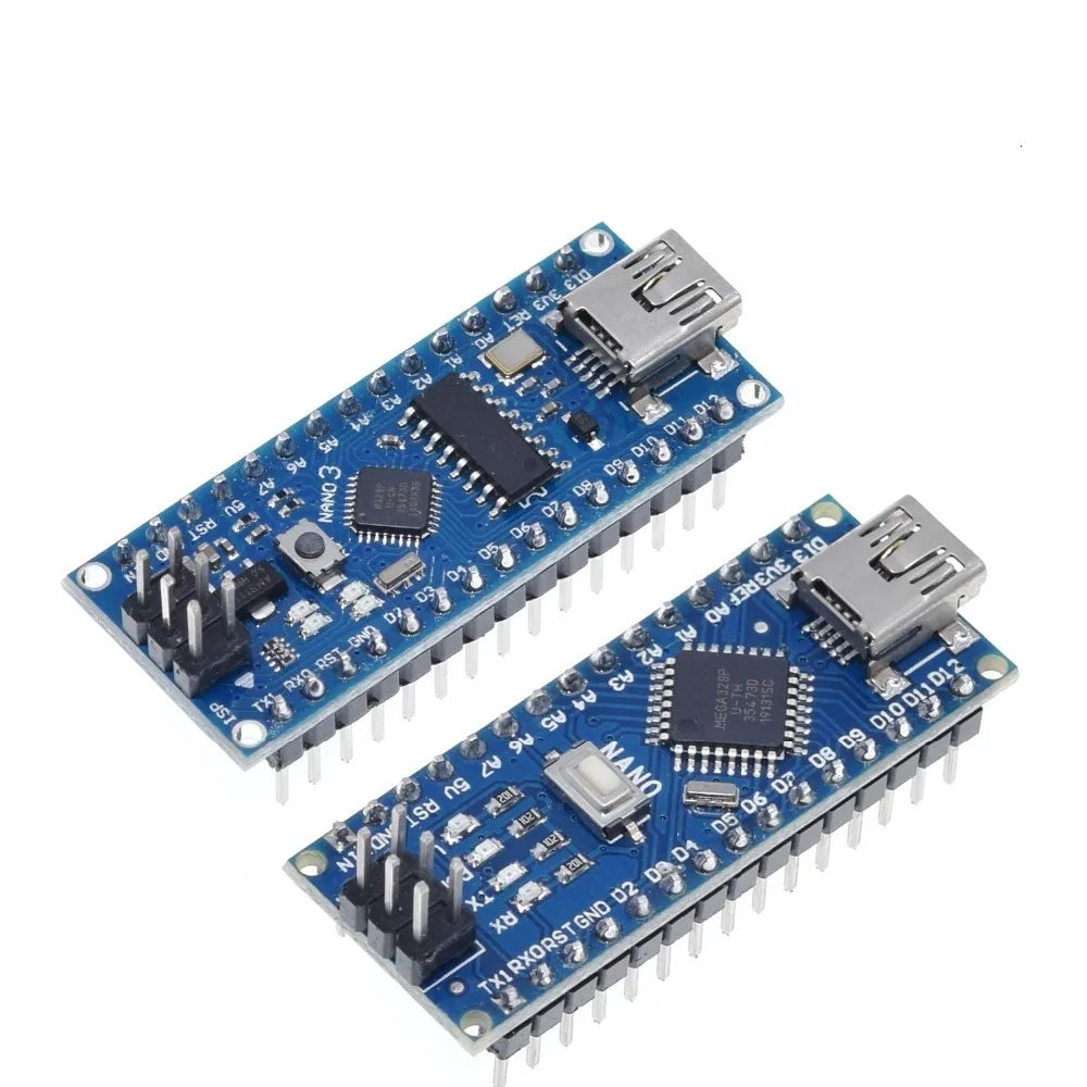 TZT Nano 3,0 контроллер совместим с arduino nano CH340 USB драйвер с кабелем NANO V3.0