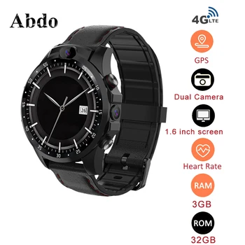 

New V9 4G Smart Watch Phone 3GB+32GB Android 7.1 With GPS 5MP Camera 800mAh Waterproof Sport Smartwatch Men Answer Call SIM