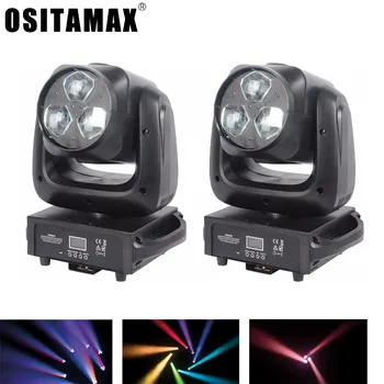 

Lyre LED Beam Moving Head Light DJ Lighting 3x40w Bee Eye Zoom Wash Light Stage Machine Mini Moving Head RGBW Disco Party Lights