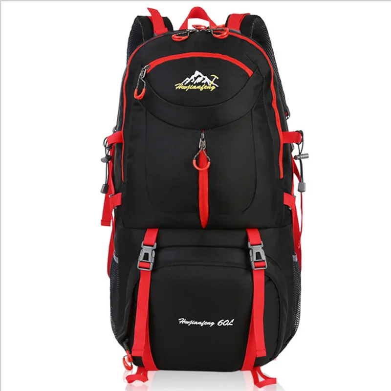 50L-Black Kuбаг 50л открытый рюкзак на плечо мужская дорожная сумка Женская водонепроницаемая большая емкость спортивная походная альпинистская сумка - Цвет: 50L-Black