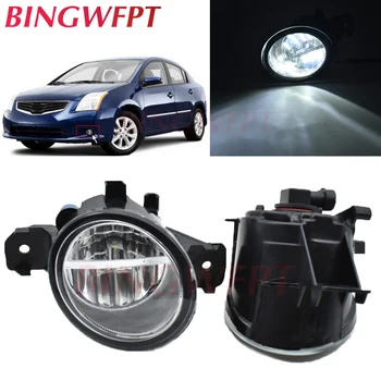 

2PCS (right + left) Oval LED Fog Lights H11 For N-issan Sentra 2013 2014 2015 Halogen Fog Lights 55W
