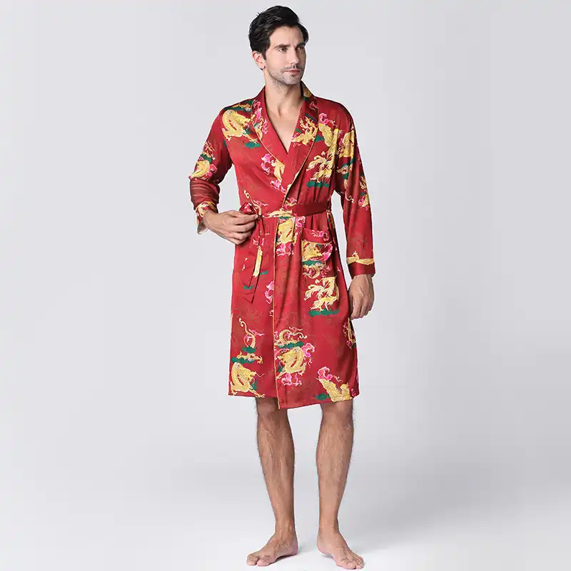 mens thin dressing gown