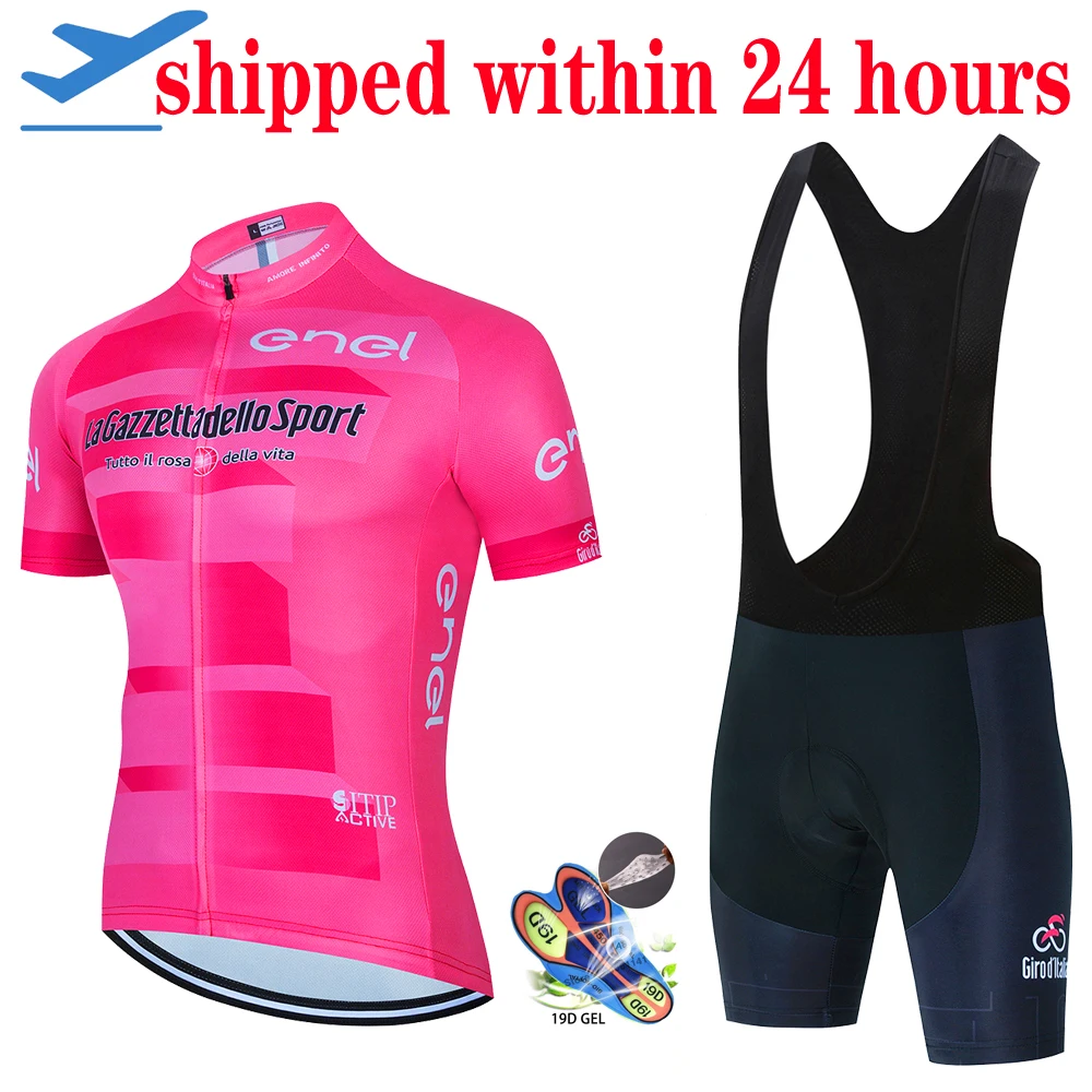 Flash Sale Tour De Italia De Ciclismo De manga corta, camiseta De Ciclismo transpirable, color rosa, 2021 dmx5MZllJ88