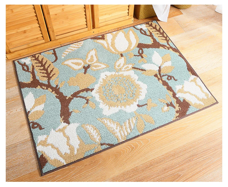 Zeegle коврики с цветочным узором для входной двери, противоскользящие ковры для гостиной, спальни, прикроватные коврики, коврики для ванной