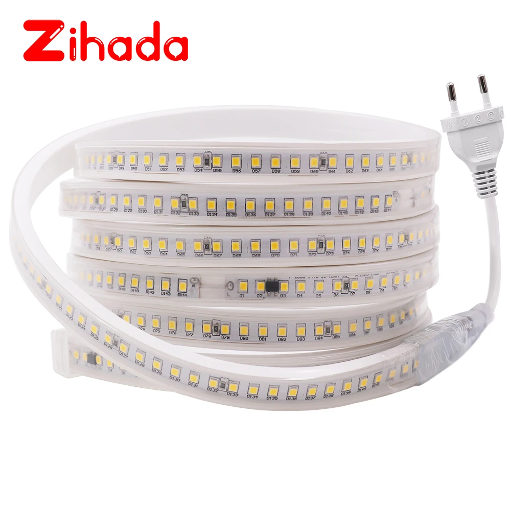 #Best LED Strip 220V 2835 Waterproof Natrual White Warm White Ribbon Tape LED Light Strip For Indoor Outdoor Home Decoration