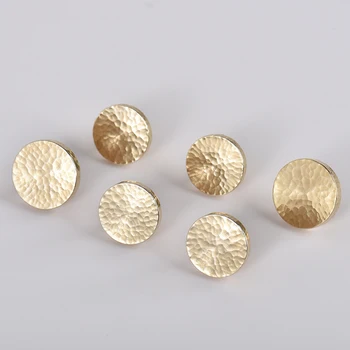 

4pcs/lot Handmade Brass Round Cabinet Door Knobs and Handles Furnitures Cupboard Wardrobe Drawer Pull Handles
