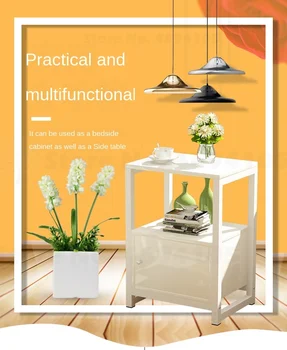 

2B Simple Modern Wooden Tea Table Side Table Assembly Living Room Sofa Table Bedroom Bedside Table Corner Cabinet