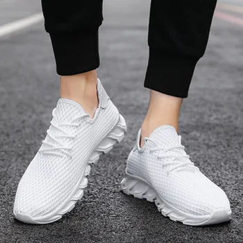 

2019 summer light white shoes cool men's net shoes single layer thin section casual shoes men's mesh shoes
