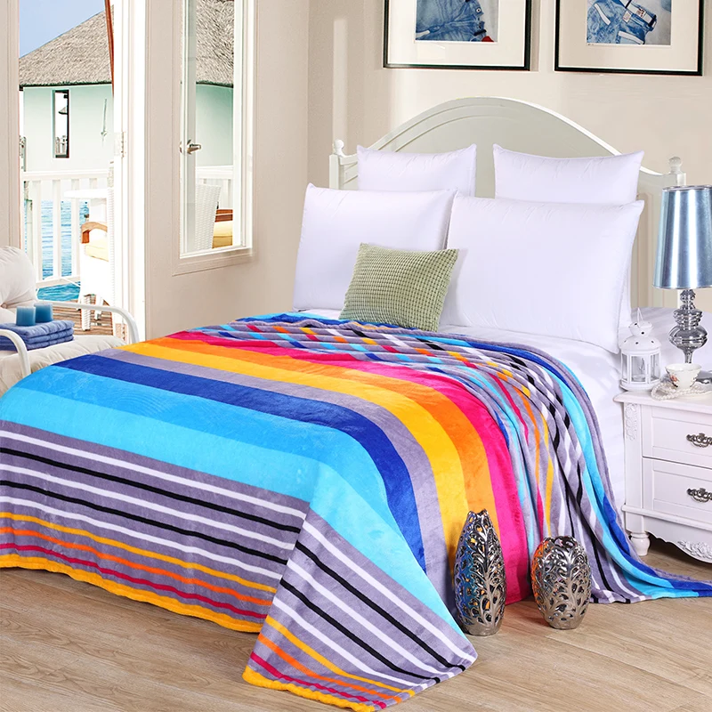 

Colorful autumn winter Blanket Soft Warm Blanket for home 4 size