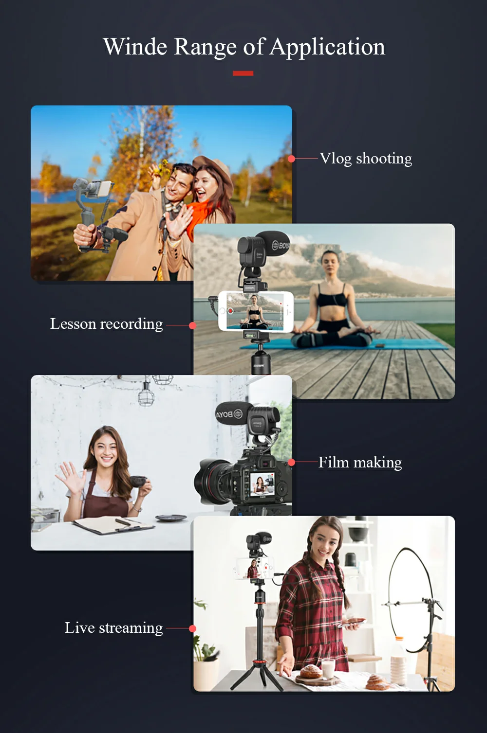 BOYA аудио видео микрофон на камеру BY-BM3011 кардиоидный емкостный микрофон для Canon Nikon DSLR видеокамеры телефона потокового Vlog