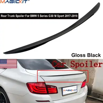 

MagicKit For BMW 5 Series G30 M Sport 2017-2019 Gloss Black Rear Boot Trunk Lip Spoiler BIG PROMOTION US STOCK