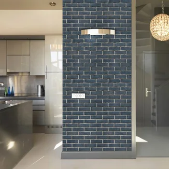 

Faux Brick Printed Wallpaper Stickers Peel And Stick Decorative Self-Adhesive Wallpaper Easily Removable Waterproof Stick Paper