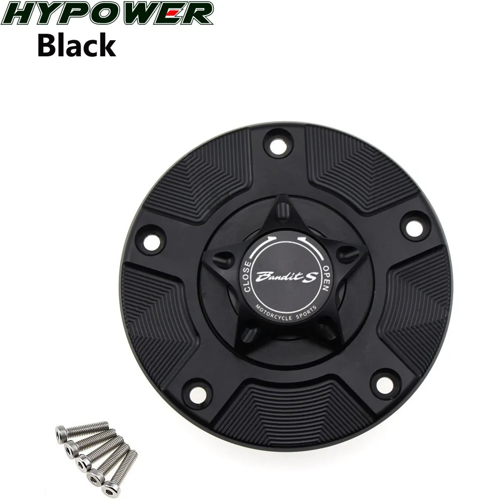 Крышка газового топливного бака для GSF650S Bandit S GSF1200S GSF1250S 2007-2012 Bandit мотоцикла CNC Quick Release Cover