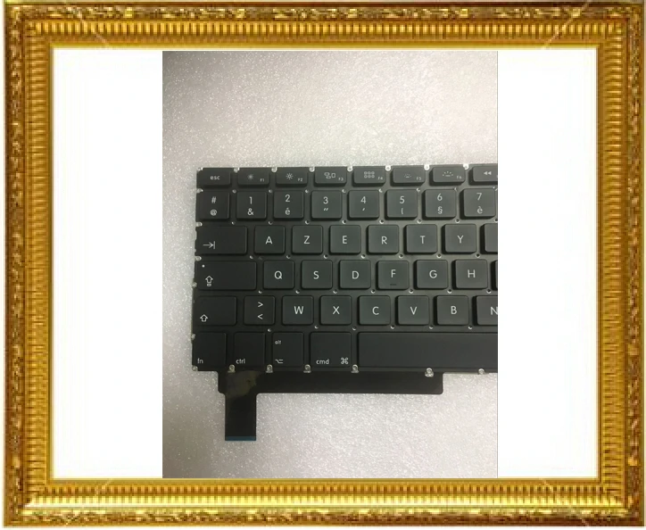 Ноутбук 15 4 дюйма A1286 клавиатура AZERTY для Apple Macbook Pro дюймов Клавиатура Французский
