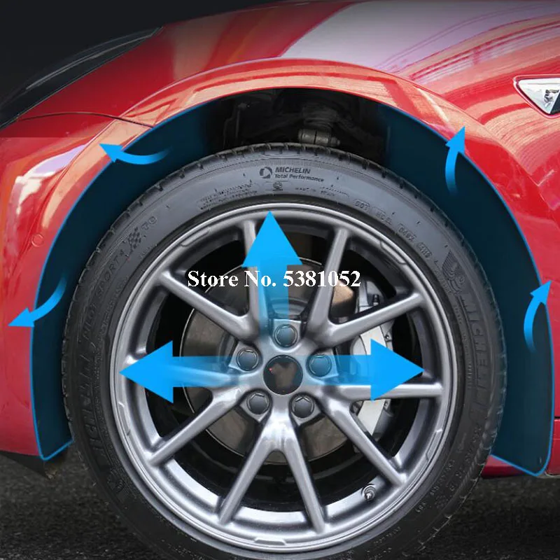

For Tesla Model 3 2017 2018 2019 2020 Accessories Soundproof Cotton Front Tire Insulation Cotton 2 Pcs Car Accessories
