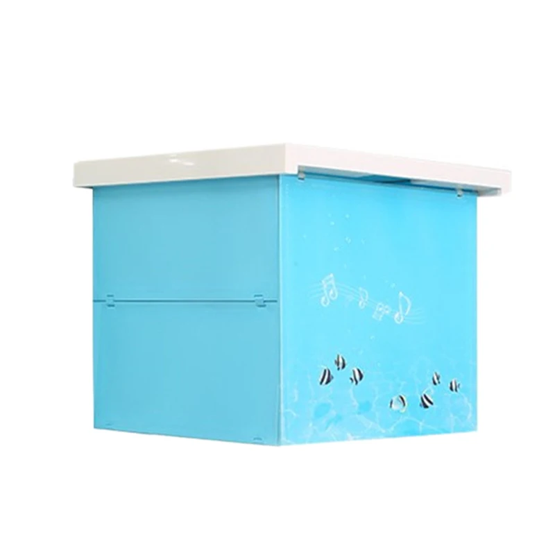 

BESTFoldable Clothing Storage Box Waterproof Bathroom Decoration Mural Toilet Home Decoration Art Wall Pictures