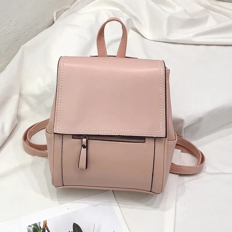 

The New Korean Version Of The College Style Backpack Ladies Versatile Multi-purpose Fashion Simple Girl Campus Leisure Bag