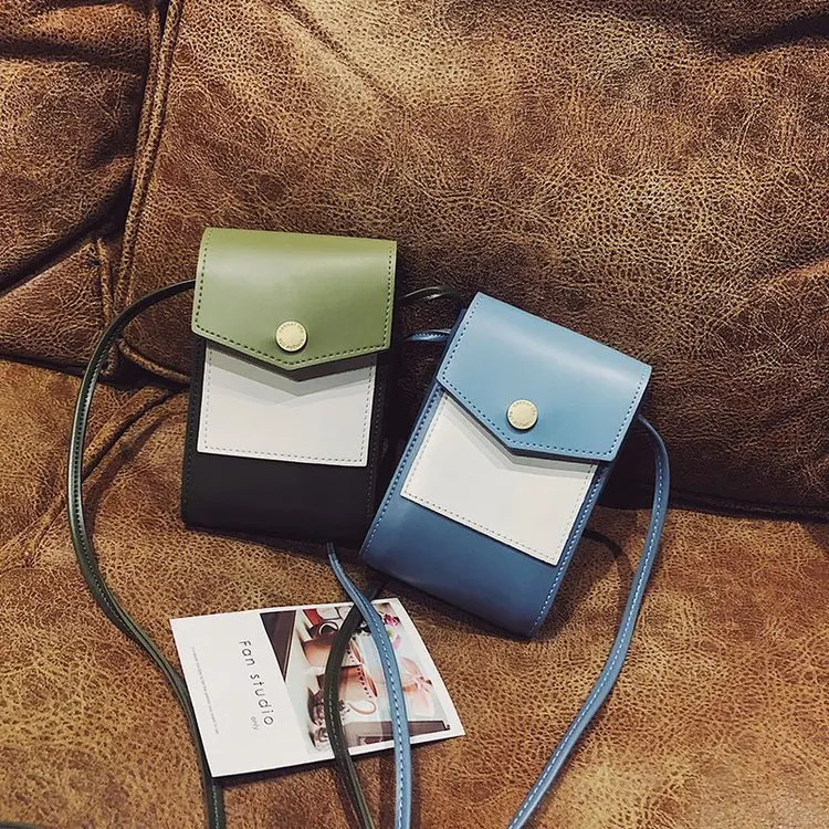 

Mobile Phone Bag Women's 2019 New Style Crossbody Bag Korean-style Simple Cool Multi-functional Purse Mini Small Bag