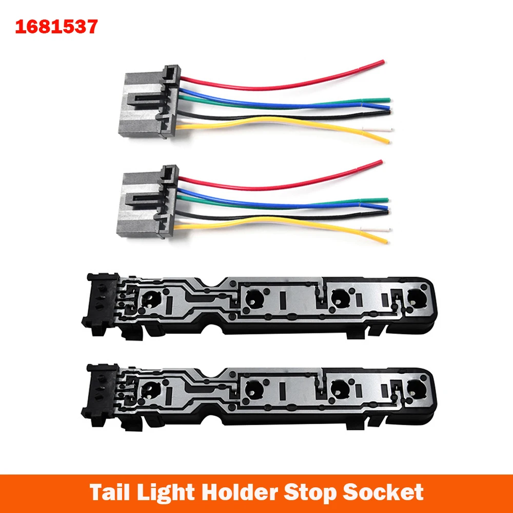 

1/2Pcs Rear Light Lamp Bulb Holder Socket + Wiring Harness For Ford Transit Mk7 2006-2014 1681537 6C1113N004AB