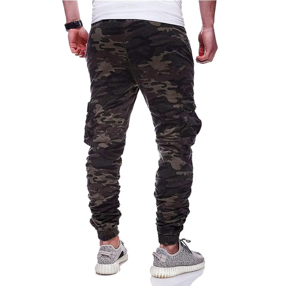Спортивные фитнес мужские штаны для бега Slim Fit Брюки карго для мужчин камуфляжные брюки мужские толстовки Новинка