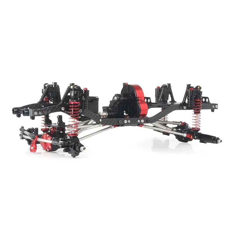 

RC Car Frame Kit 1/10 Aluminum for SCX10 AXIAL RC Crawler Climbing Car DIY Spare Parts